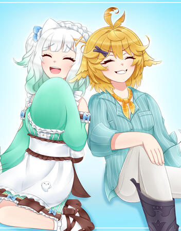 Dokibird &amp; Mint Fantome Fanart